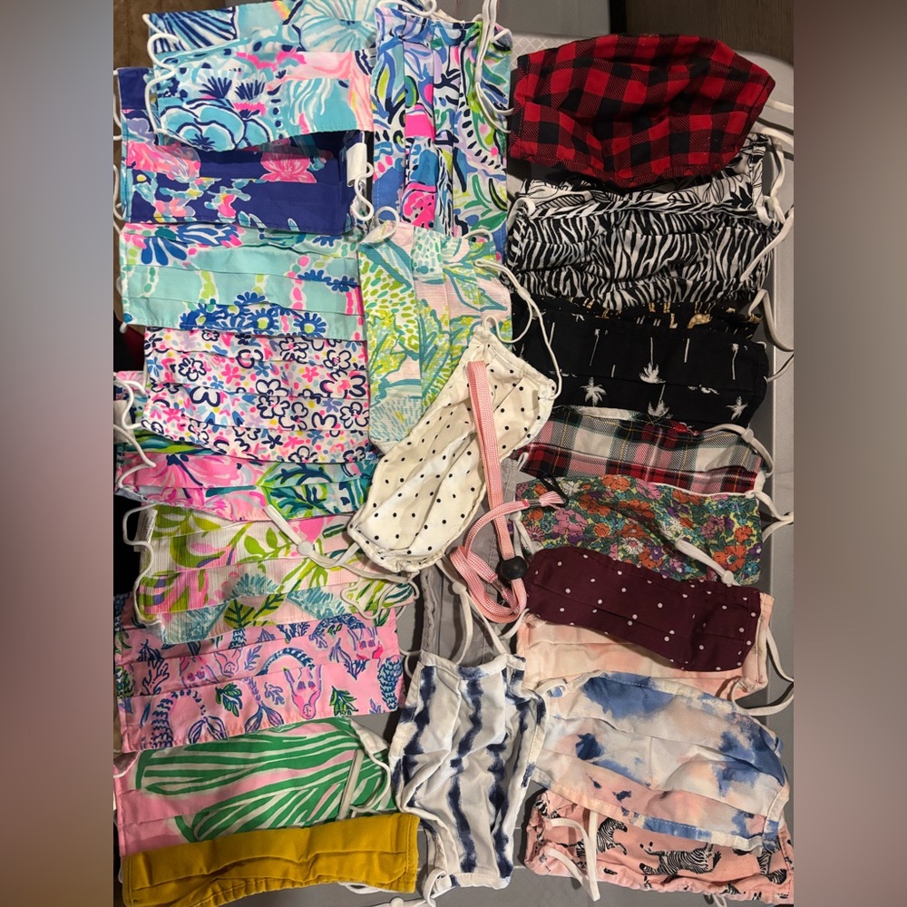 Lot of 25 cloth masks